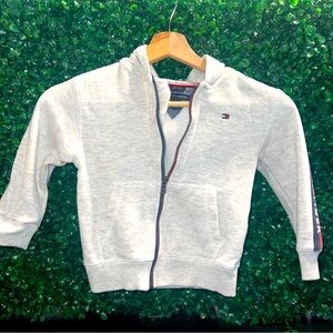Tommy Hilfiger Boys' Long Sleeve Fleece Full Zip Hoodie 3T